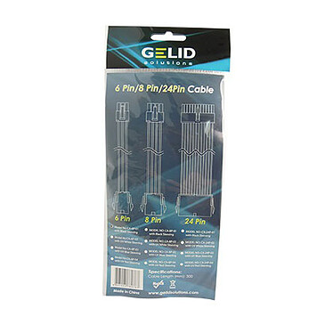 Review Gelid 6-pin braided PCIe cable 30 cm (Black)