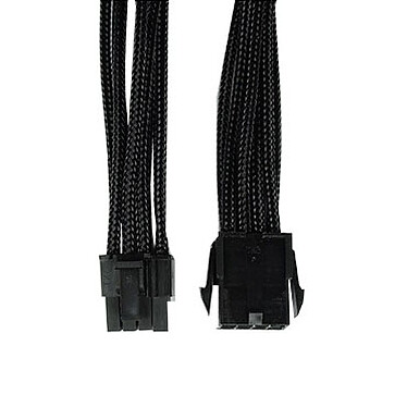 Gelid Braided PCIe 6+2 Pin Cable 30 cm (Black)