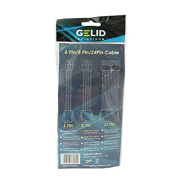 Review Gelid 8-pin braided PCIe cable 30 cm (Black)