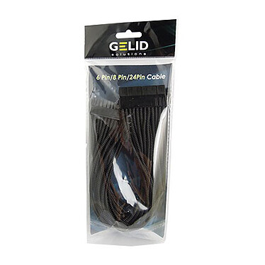 Review Gelid Braided ATX Cable 24-pin 30 cm (Black)