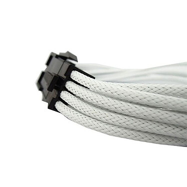 Cable PCIe trenzado de Gelid de 6+2 pines de 30 cm (blanco)