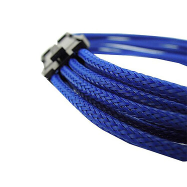 Cable PCIe trenzado de gelid 30 cm (azul)