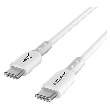 Avis Akashi Câble Alu & Tressé USB-C vers USB-C (Blanc)