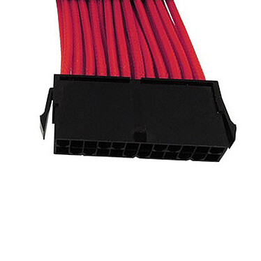 Avis Gelid Câble Tressé ATX 24 broches 30 cm (Rouge)