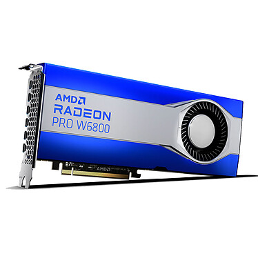 AMD Radeon Pro W6800 32 GB GDDR6 - 6 Mini-DisplayPort - PCI-Express 4.0 x16 (AMD Radeon Pro W6800)