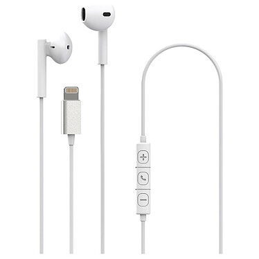 Auriculares xqisit con cable MFI Lightning
