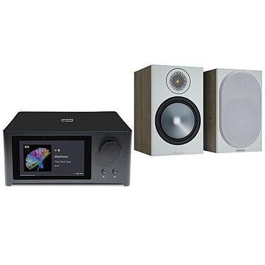 NAD C 700 + Monitor Audio Bronze 100 Urban Grey