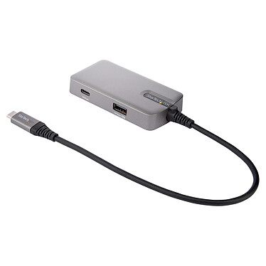 StarTech.com USB-C to 4K 60Hz HDMI 2.0 Hub + 3 USB ports (1 x USB type A + 2 x USB type C) with 100W Power Delivery