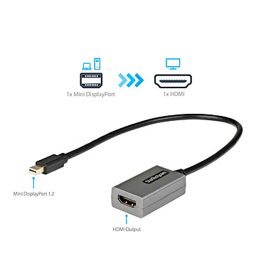 Opiniones sobre Adaptador de vídeo Mini DisplayPort a HDMI de StarTech.com