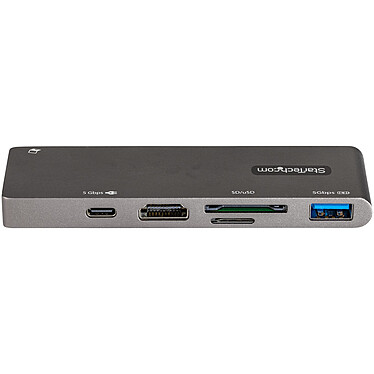StarTech.com Adaptateur multiport USB-C vers HDMI 4K 30 Hz, Hub USB 2 ports, SD/microSD et Power Delivery 100W pas cher