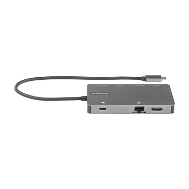 Avis StarTech.com Adaptateur multiport USB-C vers HDMI 4K 30 Hz ou VGA, Hub 3 ports USB 3.0, RJ45, SD/microSD et Power Delivery 100W