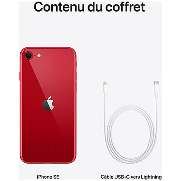 Apple iPhone SE 128 Go (PRODUCT)RED (2022) pas cher