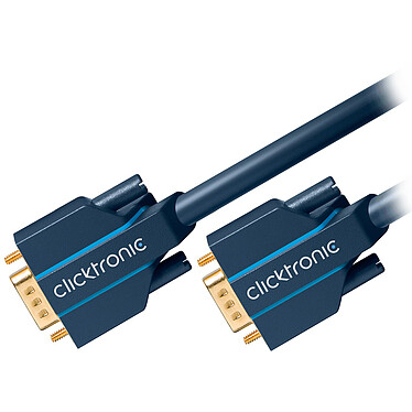 Opiniones sobre Cable VGA Full HD Clicktronic macho / macho (20 metros)