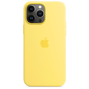 Custodia in silicone Apple con MagSafe Lemon Zest Apple iPhone 13 Pro Max