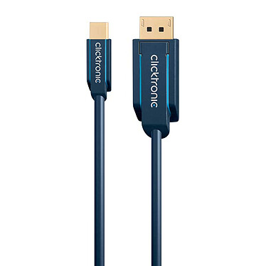 Clicktronic Mini DisplayPort / DisplayPort cable (1 metre)