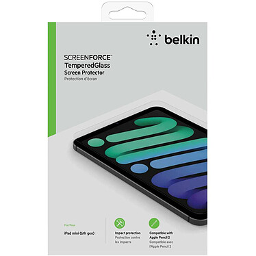 Belkin Protection d'écran ScreenForce TemperedGlass pour iPad Mini 6 (2021) pas cher