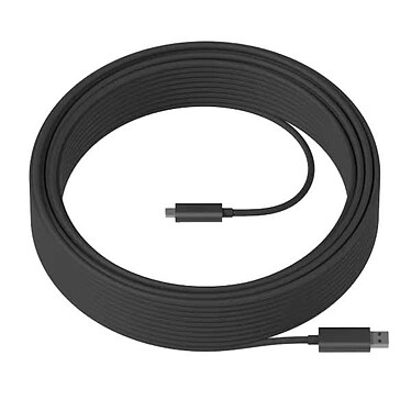 Logitech Strong SuperSpeed extra long USB-A to USB-C cable - 10 m