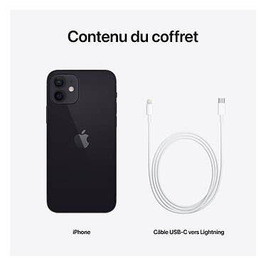 Apple iPhone 12 64 Go Noir pas cher