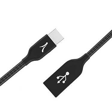 Akashi Cble USB-C Mtal Incassabale (Black)