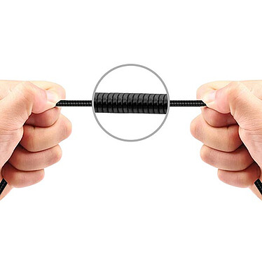 Comprar Cable USB-C metálico irrompible Akashi (negro)