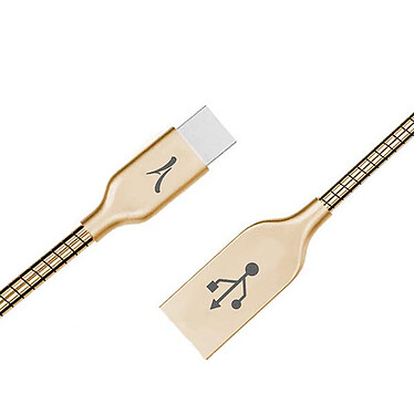 Cable USB-C de metal irrompible Akashi (oro)