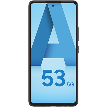 Samsung Galaxy A53 5G Noir (6 Go / 128 Go) · Reconditionné Smartphone 5G-LTE Dual SIM IP67 - Exynos 1280 8-Core 2.4 Ghz - RAM 6 Go - Ecran tactile Super AMOLED 120 Hz 6.5" 1080 x 2400 - 128 Go - NFC/Bluetooth 5.1 - 5000 mAh - Android 12