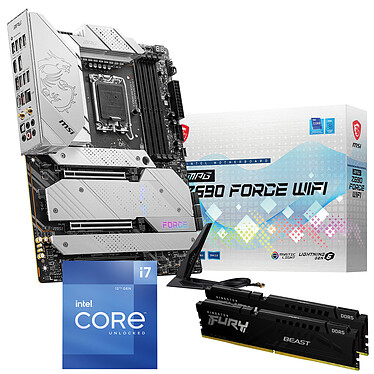 Core i7K 32 GB MSI MPG Z690 FORCE WIFI DDR5 PC Upgrade Bundle