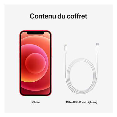 Apple iPhone 12 mini 128 Go (PRODUCT)RED v2 · Reconditionné pas cher