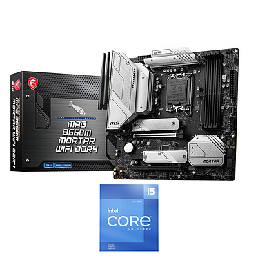 Kit Upgrade PC Intel Core i5-12600KF MSI MAG B660M MORTAR WIFI DDR4