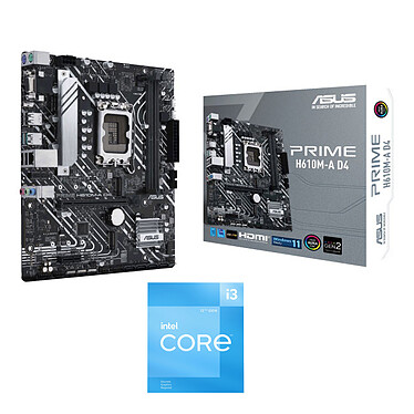 Kit di aggiornamento per PC ASUS PRIME H610M-A D4 Intel Core i3-12100F