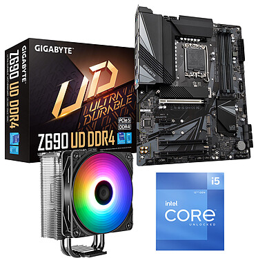Intel Core i5-12600K Gigabyte Z690 UD DDR4 PC Upgrade Bundle
