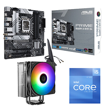 ASUS PRIME B660M-A WIFI D4 Intel Core i5-12600K PC Upgrade Bundle