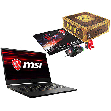 MSI GS65 Stealth Thin 9SD-1677XFR + MSI Loot Box Pack S OFFERT !