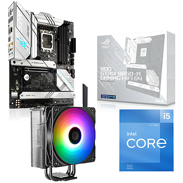 Intel Core i5-12400F ASUS ROG STRIX B660-A GAMING WIFI D4 PC Upgrade Bundle