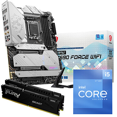 Core i5-12600K MSI MPG Z690 FORCE WIFI DDR5 PC Upgrade Bundle