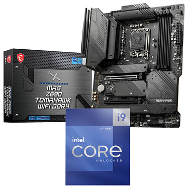 Kit di aggiornamento per PC Core i9-12900K MSI MAG Z690 TOMAHAWK WIFI DDR4
