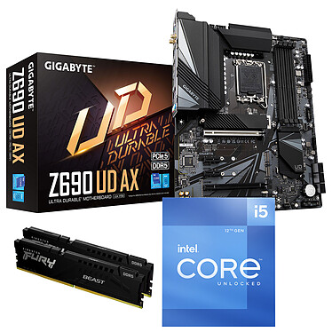 Kit de actualización para PC Core i5-12600K 32 GB Gigabyte Z690 UD AX