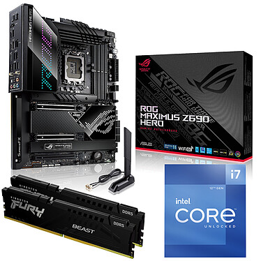 Kit di aggiornamento per PC ASUS ROG MAXIMUS Z690 HERO Core i7-12700K 32 GB