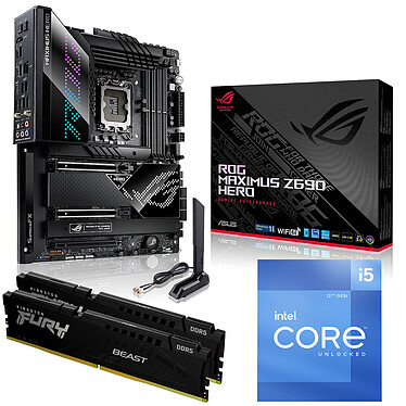 Kit Upgrade PC Core i5-12600K 32 GB ASUS ROG MAXIMUS Z690 HERO