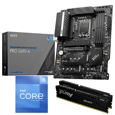 Intel Core i5-12600K 32 GB MSI PRO Z690-A DDR5 Kit di aggiornamento per PC
