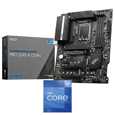 Kit Upgrade PC Intel Core i7-12700KF MSI PRO Z690-A DDR4