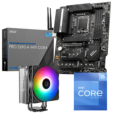 Intel Core i5-12600K MSI PRO Z690-A WI-FI DDR4 PC Upgrade Bundle