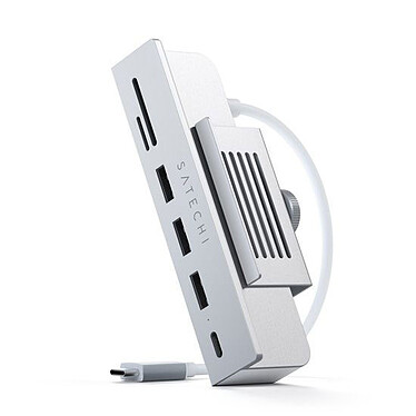 Satechi USB-C Clamp Hub for iMac 24" - Silver