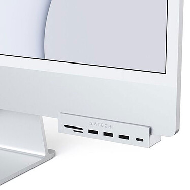 Nota Satechi Hub a morsetto USB-C per iMac 24" - Argento