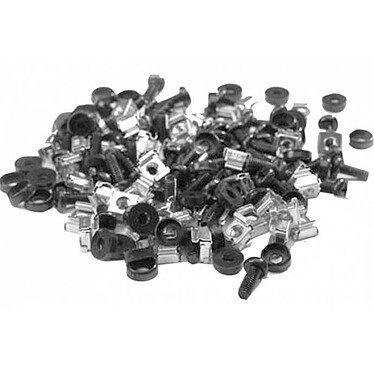 Ekivalan Set of 20 screws, washers, cage nuts M6