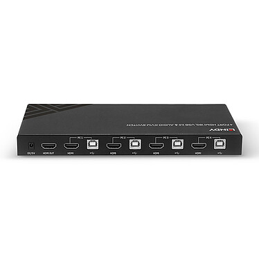 Avis Lindy Switch KVM HDMI 4K60, USB 2.0, Audio (4 ports)