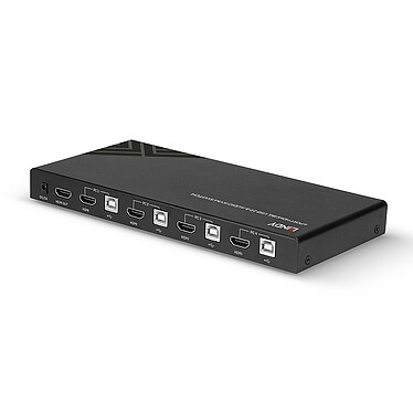 Comprar Conmutador Lindy KVM HDMI 4K60, USB 2.0, Audio (4 puertos)