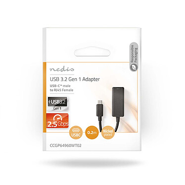 Acquista Adattatore di rete Nedis USB-C / RJ45 2.5 Gbps