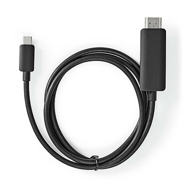 Avis Nedis Adaptateur USB-C vers HDMI 1 m Noir