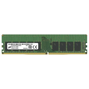 Micron DDR4 ECC UDIMM 32 GB 3200 MHz CL22 2Rx8 (16 Gbit)